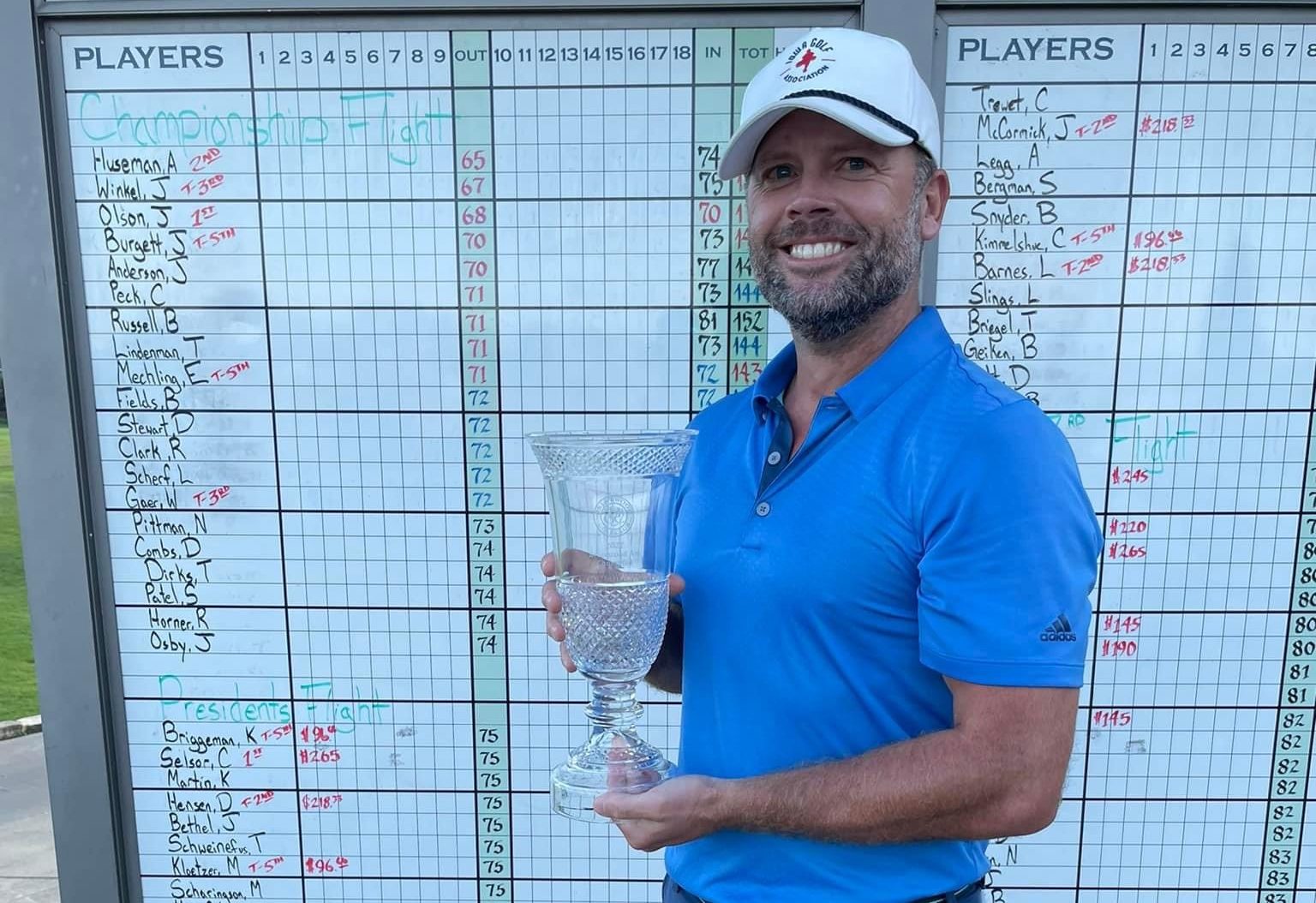 Olson takes home 2022 Briarwood Amateur, Johnson & Brooks claim division titles Iowa Golf